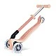 Foldable eco scooter with 3 wheels GLOBBER JUNIOR FOLDABLE LIGHTS ECOLOGIC - peach color