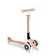 Foldable eco scooter with 3 wheels GLOBBER JUNIOR FOLDABLE LIGHTS ECOLOGIC - peach color