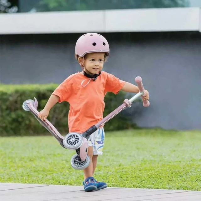Foldable eco scooter with parental control GO•UP FOLDABLE PLUS ECOLOGIC - berry color