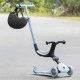 Foldable eco scooter with parental control GO•UP FOLDABLE PLUS ECOLOGIC - blueberry color