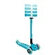 Folding scooter 5 in 1 GLOBBER GO UP ACTIVE LIGHTS 360° - aqua