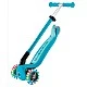Folding scooter 5 in 1 GLOBBER GO UP ACTIVE LIGHTS 360° - aqua