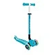 Folding scooter 5 in 1 GLOBBER GO UP ACTIVE LIGHTS 360° - aqua