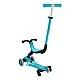 Folding scooter 5 in 1 GLOBBER GO UP ACTIVE LIGHTS 360° - aqua