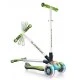 Elite Light Folding Scooter with Light Up Tires and Platform - Green