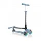 Globber Primo Foldable Lights Folding Scooter with Glowing Tires, Pastel Blue