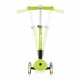 Сгъваема тротинетка със светещи колела, Globber Junior - 2+ г., зелена
