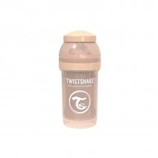 Шише против колики за бебета Twistshake 180 мл бежово