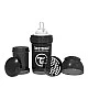 Bottle for babies against colic Twistshake 260 ml. black