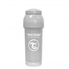 Шише за бебета против колики Twistshake 260 мл.сиво