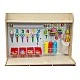 Storage cabinet for children's toys and tools