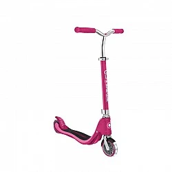 Light-up scooter with two wheels FLOW 125 LIGHTS - pink