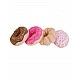 Textile donuts for play