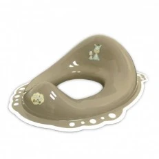 Toilet seat Zebra anti-slip brown