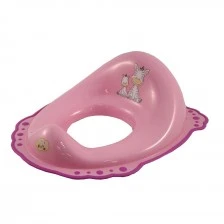 Toilet seat Zebra non-slip pink