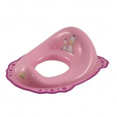 Toilet seat Zebra non-slip pink