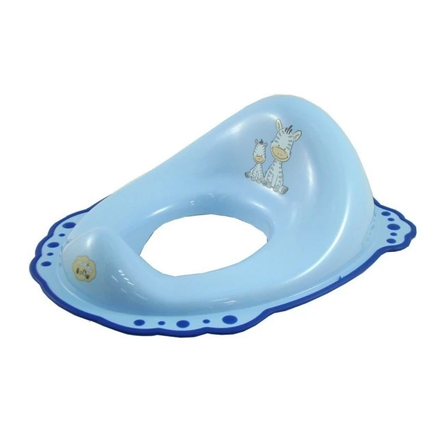 Toilet seat Zebra anti-slip blue