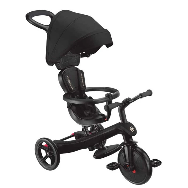 Триколка 4 в 1 GLOBBER EXPLORER TRIKE със сенник, черна