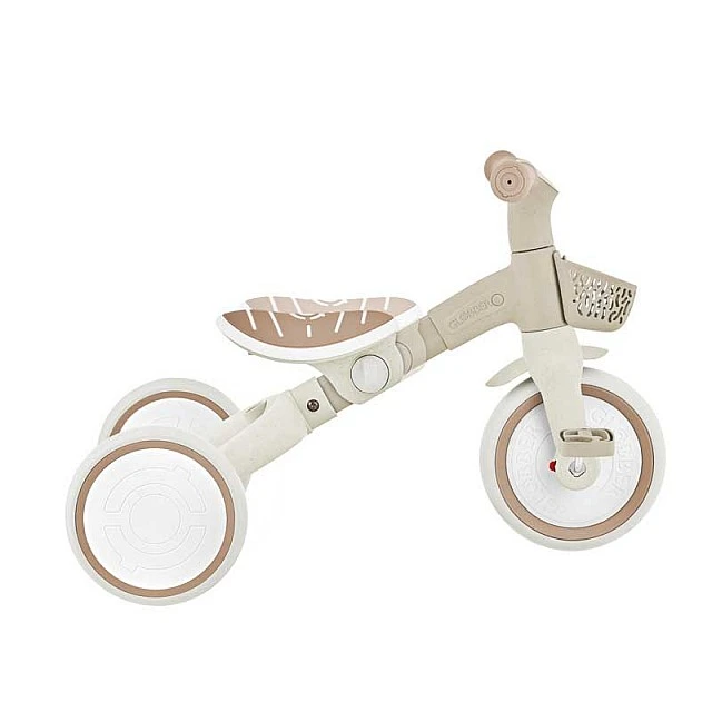 Триколка с родителски контрол 3 в 1 GLOBBER LEARNING TRIKE PLUS, бежова