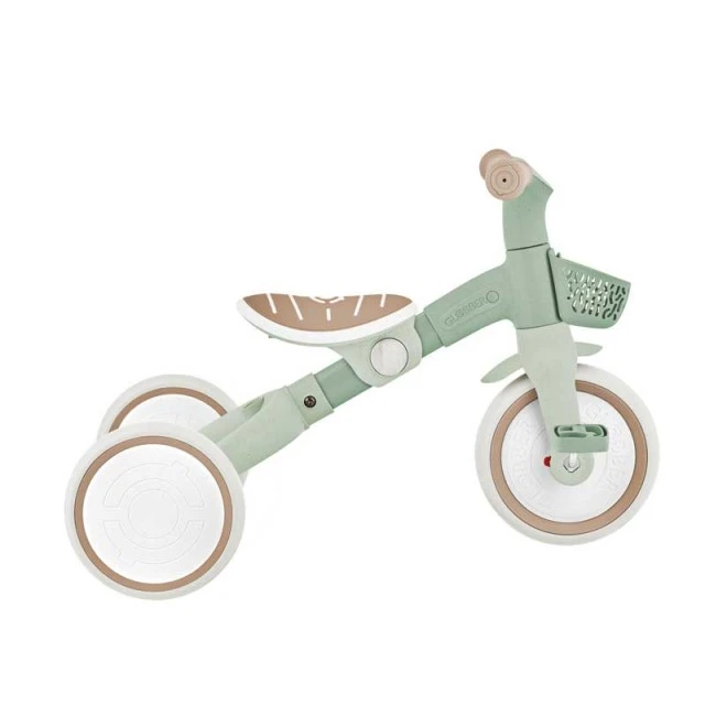 Tricycle with parental control 3 in 1 GLOBBER LEARNING TRIKE PLUS, mint
