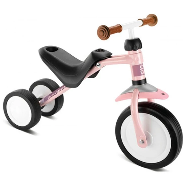 Children’s tricycle with adjustable seat PUKY PUKYMOTO, pastel pink