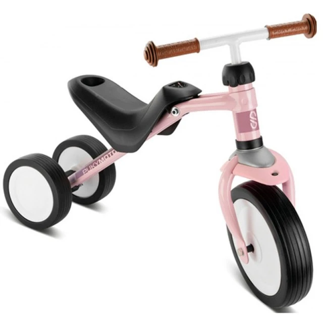 Children’s tricycle with adjustable seat PUKY PUKYMOTO, pastel pink