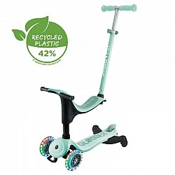 Scooter 4 in 1 GLOBBER GO UP SPORTY LIGHTS 360° - mint