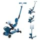 5-in-1 scooter GLOBBER GO UP BABY LEARN 360° FLASH LIGHTS, dark blue