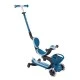 5-in-1 scooter GLOBBER GO UP BABY LEARN 360° FLASH LIGHTS, dark blue