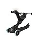 Scooter 5 in 1 GLOBBER GO UP DELUXE LIGHTS 360° - black