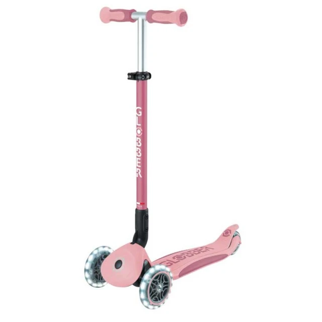 5 in 1 scooter GLOBBER GO UP DELUXE LIGHTS 360° - pastel pink