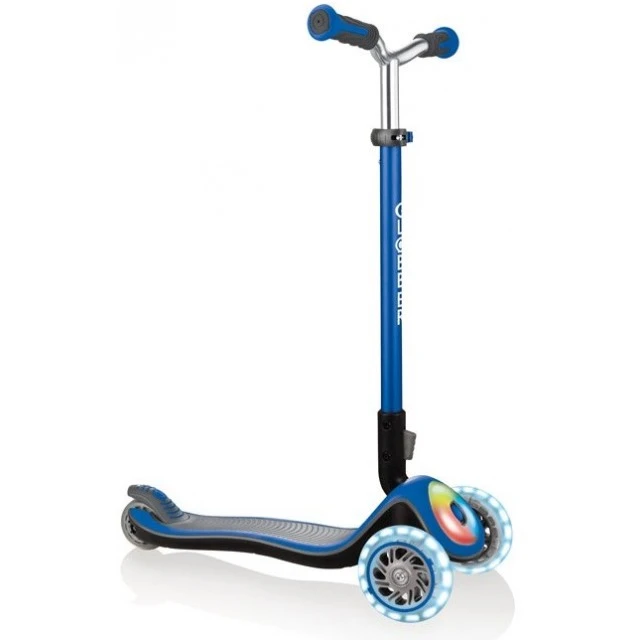 Scooter Elite Prime with light-up wheels - Blue