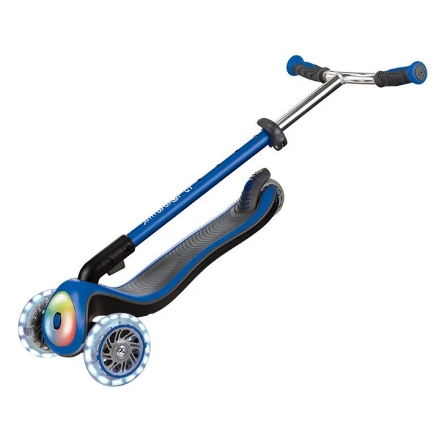 Scooter Elite Prime with light-up wheels - Blue