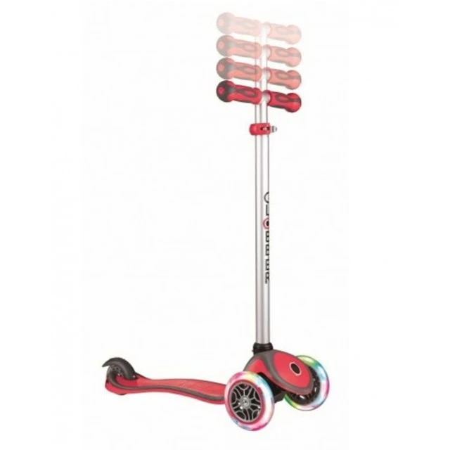 Evo Comfort Lights Scooter - Red
