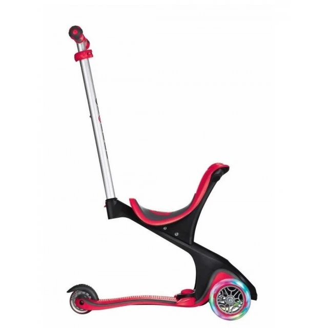 Evo Comfort Lights Scooter - Red