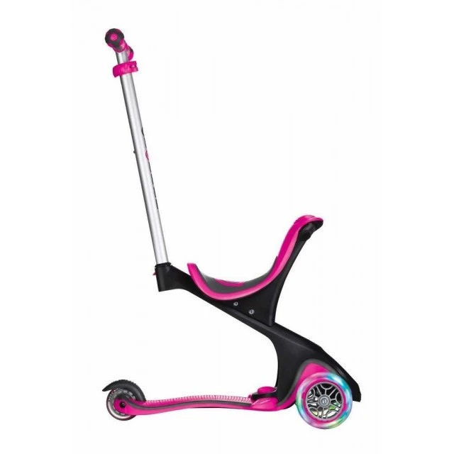 Evo Comfort Lights Scooter - Pink