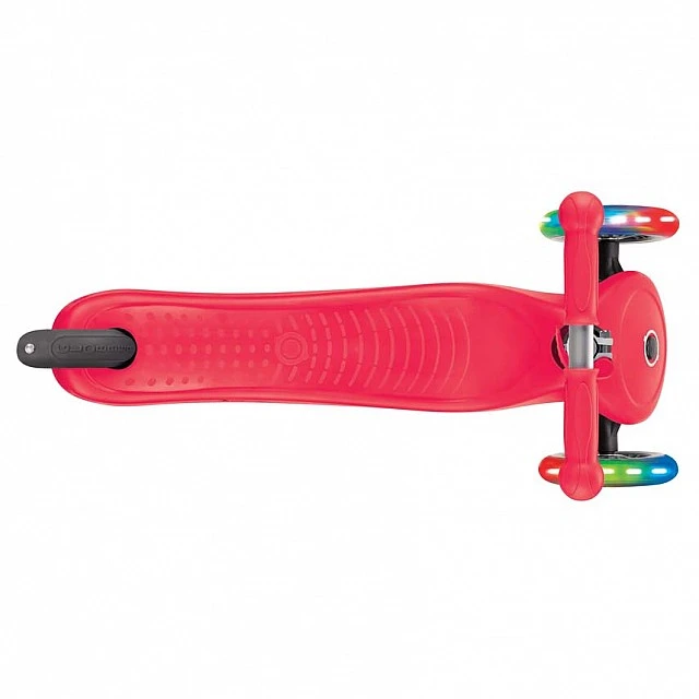 Globber 4 in 1 scooter with stabilizer, GO UP Sporty Lights - Red