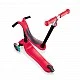 Тротинетка Globber 4 в 1 със стабилизатор, GO UP Sporty Lights - Червена
