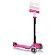 Тротинетка Globber 4 в 1 със стабилизатор, GO UP Sporty Lights - Розова
