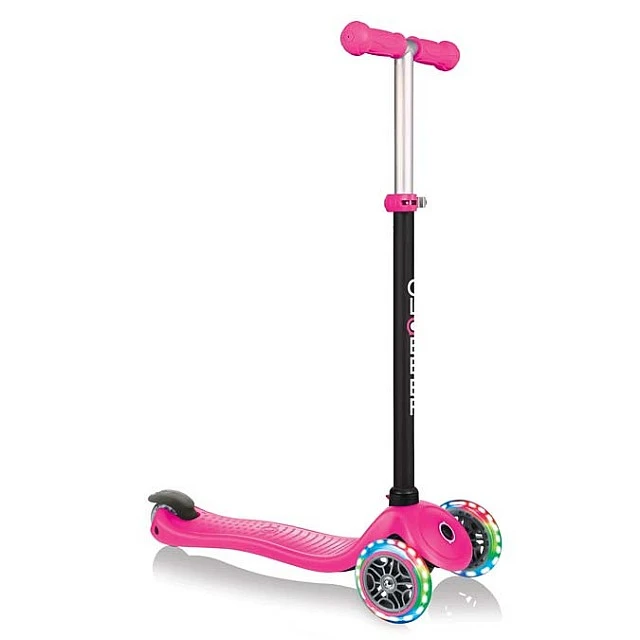 Globber 4 in 1 scooter with stabilizer, GO UP Sporty Lights - Pink