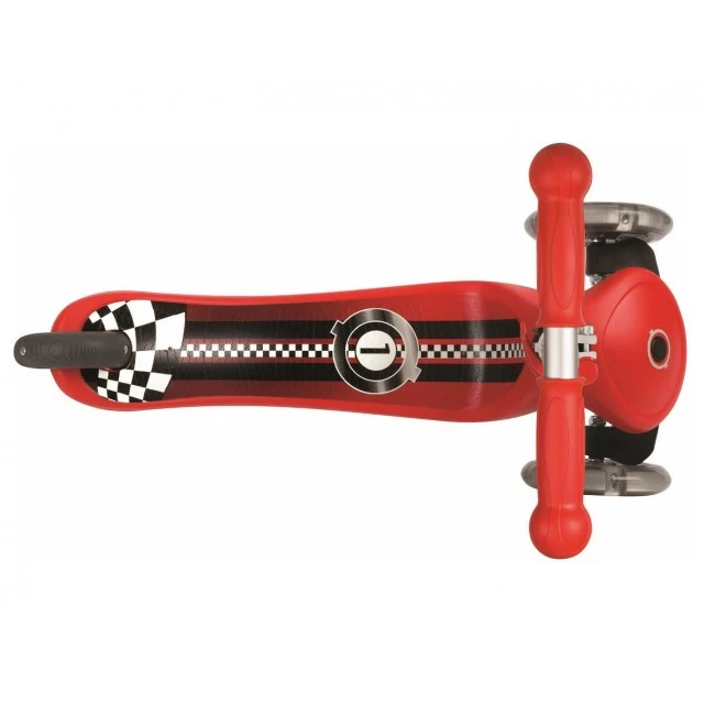 Primo Fantasy Light scooter with light-up wheels - Red racing print