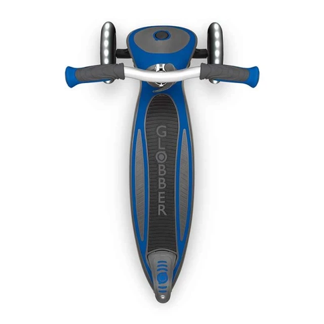Globber Master Lights 3 Wheel Scooter, Blue