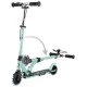 Scooter with handbrake FLOW ELEMENT JUNIOR LIGHTS, mint