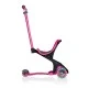 Тротинетка с родителски контрол 5 в 1 Globber Go Up Comfort Lights - розова