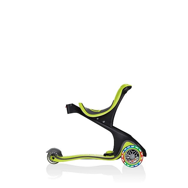 Globber Go Up Comfort Lights 5 in 1 Parental Control Scooter - Green