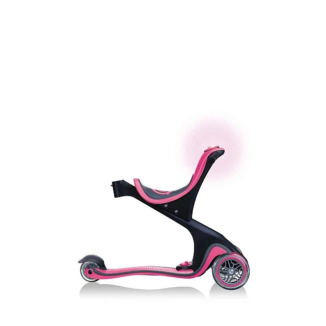 Globber Go Up Comfort Play 5 in 1 Scooter with Parental Control - Pink