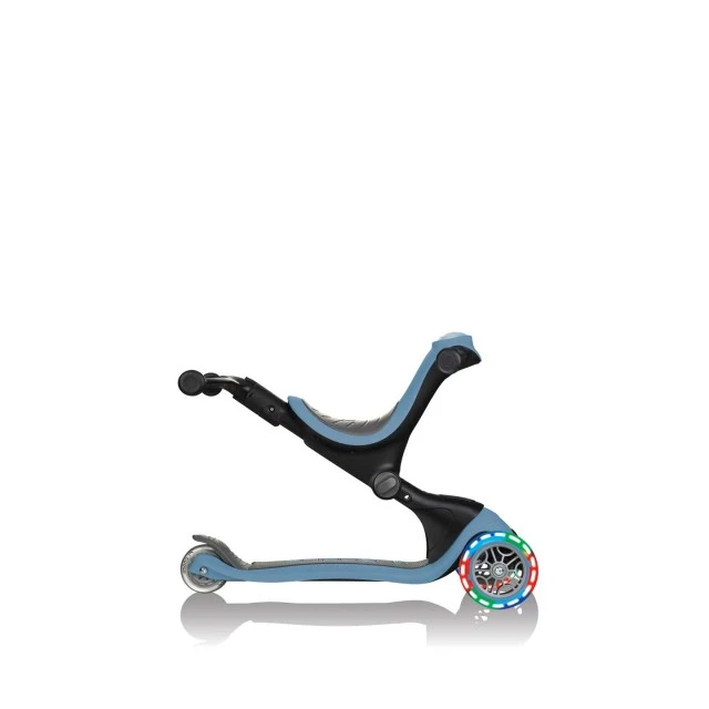 GO UP Deluxe Lights 5 in 1 Parental Control Scooter - Pastel Blue