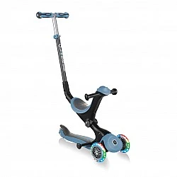 GO UP Deluxe Lights 5 in 1 Parental Control Scooter - Pastel Blue