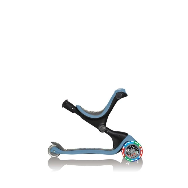 GO UP Deluxe Lights 5 in 1 Parental Control Scooter - Pastel Blue