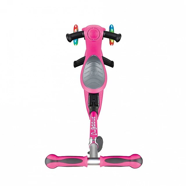 GO UP Deluxe Lights 5 in 1 Parental Control Scooter - Pink